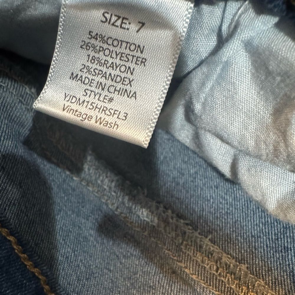Fashion Nova Gemma Sculpting Stretch Vintage Wash High Waist Flare Jeans NWT - Picture 11 of 13